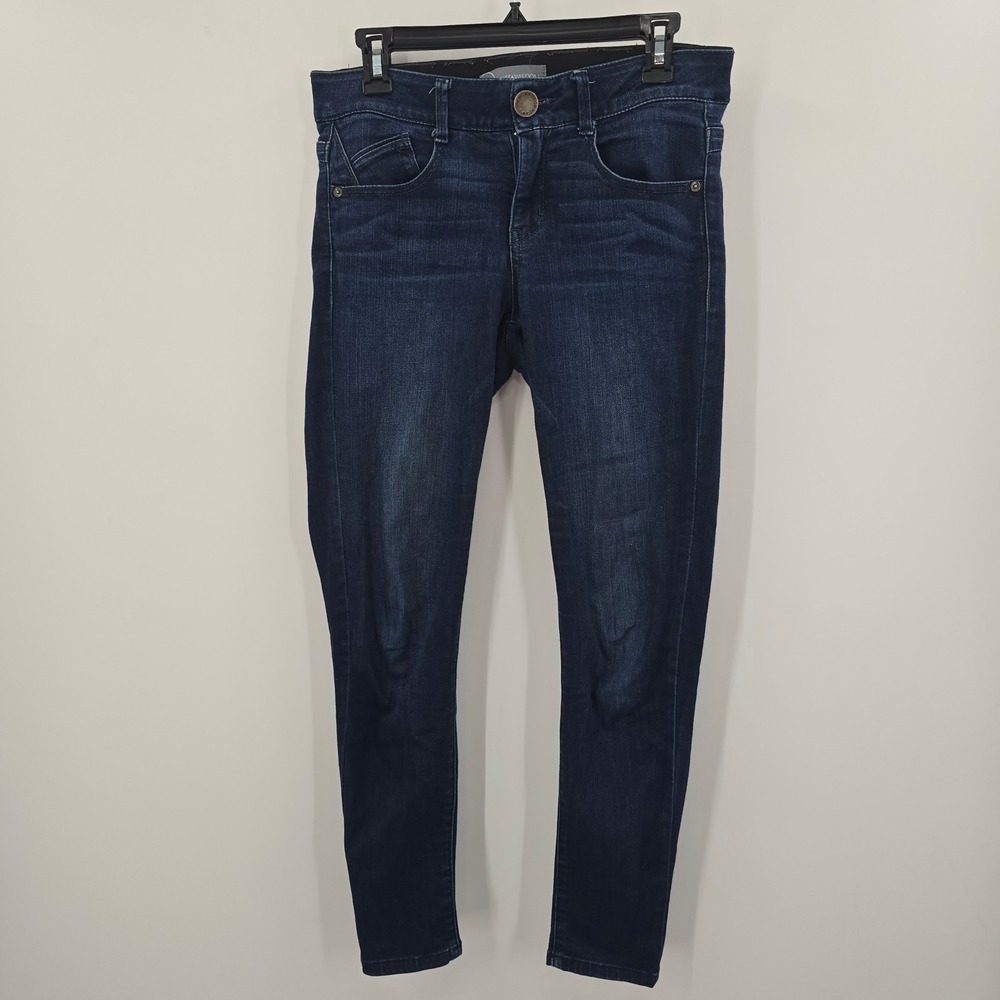 Wit & Wisdom Ab-solution Skinny Jeans Dark Wash Blue Denim Size 4 Stretch